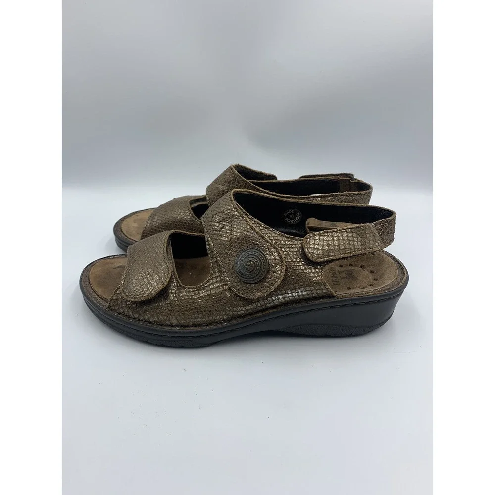 Mephisto air-relax mobils Jissy bronze sandals size EU 38 US 8